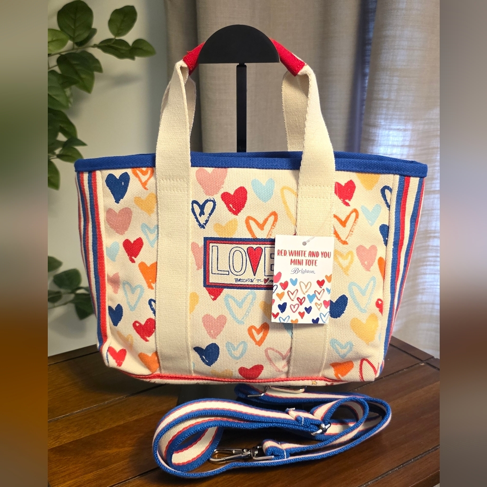 Brighton Red White & You Mini Tote